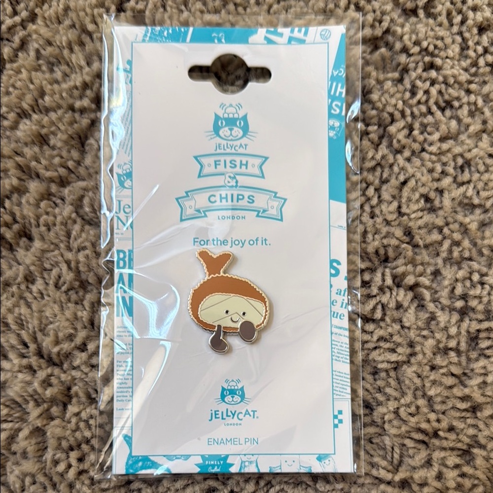 Jellycat Lily Fish Enamel Pin
